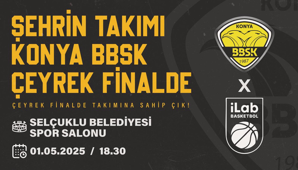 İsmet Çelik (@ismtclk) on Twitter photo Basketbol takımımız sessiz sedasız mütevazi kadrosuyla emek emek play off’a kaldı. Yarın tüm şehir spor salonunu doldurup bu maçı almalıyız. <a href="/konyabbsk/">Konya BBSK</a> Basketbol takımımız sessiz sedasız mütevazi kadrosuyla emek emek play off’a kaldı. Yarın tüm şehir spor salonunu doldurup bu maçı almalıyız. <a href="/konyabbsk/">Konya BBSK</a>