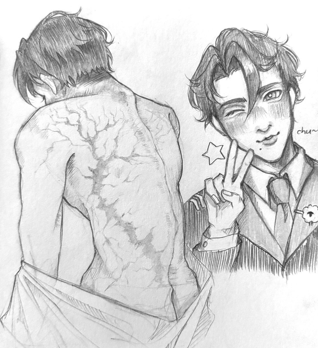 shukivo's tweet photo. wolfgang w electrocution scars and… wolfgang hitting an aegyo?…
#WolfgangAkire https://t.co/z837KphJCC