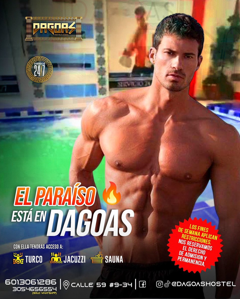 Hoy es #Miercoles  prepárate para meterle picante a tu semana en #Dagoas😈🍆🍑

𝗦𝗮𝘂𝗻𝗮+𝗧𝘂𝗿𝗰𝗼+𝗝𝗮𝗰𝘂𝘇𝘇𝗶+𝗕𝗮𝗿…
⁣
¿Pases de cortesías? ⁣⁣⁣
⁣⁣⁣⁣
✅DEBES SEGUIRNOS  y dar 💙+ 🔁 (retweet) a este tweet y TODOS nuestros posts