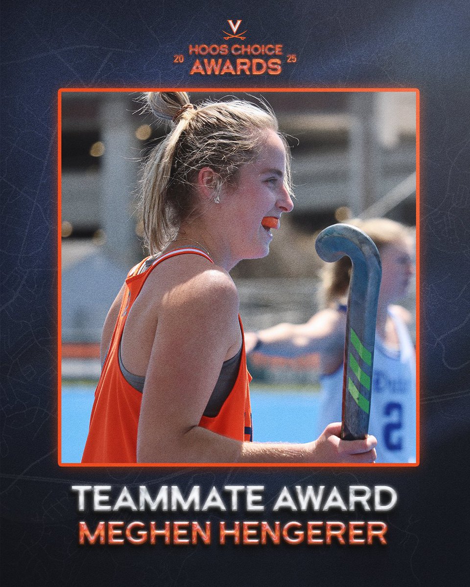 Congratulations to Meghen Hengerer on being voted the Teammate of the Year #HoosChoice 🏆