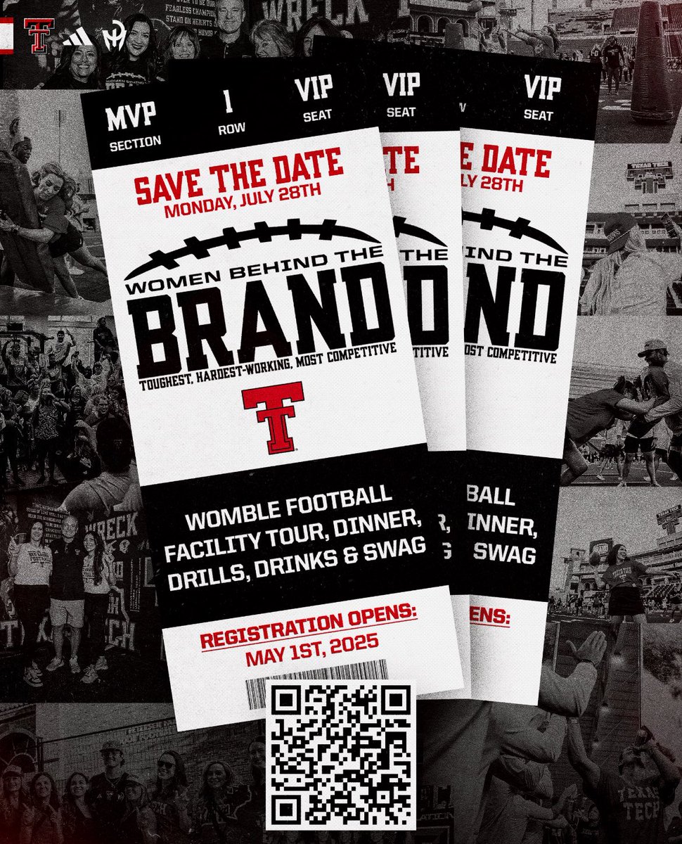 Joey McGuire 🌵 (@joeymcguirettu) on Twitter photo Women Behind the Brand registration opens up at 8am tomorrow and will sell out quick!! So make sure you are ready to go tomorrow morning!!!! #WreckEm Women Behind the Brand registration opens up at 8am tomorrow and will sell out quick!! So make sure you are ready to go tomorrow morning!!!! #WreckEm