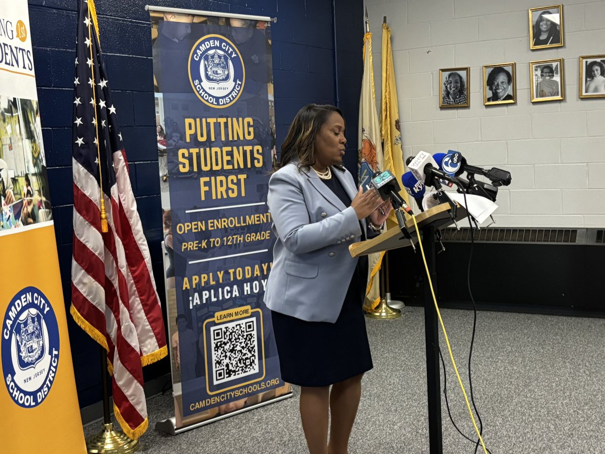 Just wrapped up news conference with Camden City School District Chief Katrina McCombs detailing job cuts to fill a $91 million budget gap. For the 2025-2026 school year. The numbers are staggering: Nearly 300 positions impacted with 117 people losing their jobs, 97 vacancies