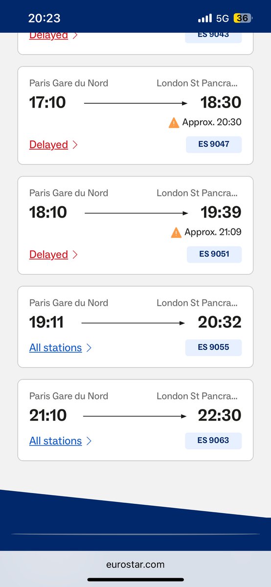 Terrible updates <a href="/Eurostar/">Eurostar</a> <a href="/EurostarUK/">Eurostar UK</a> - delayed over 2h  on 19.11 train &amp; you’re not updating info. 
#embarassing #travelindustry #disappointed