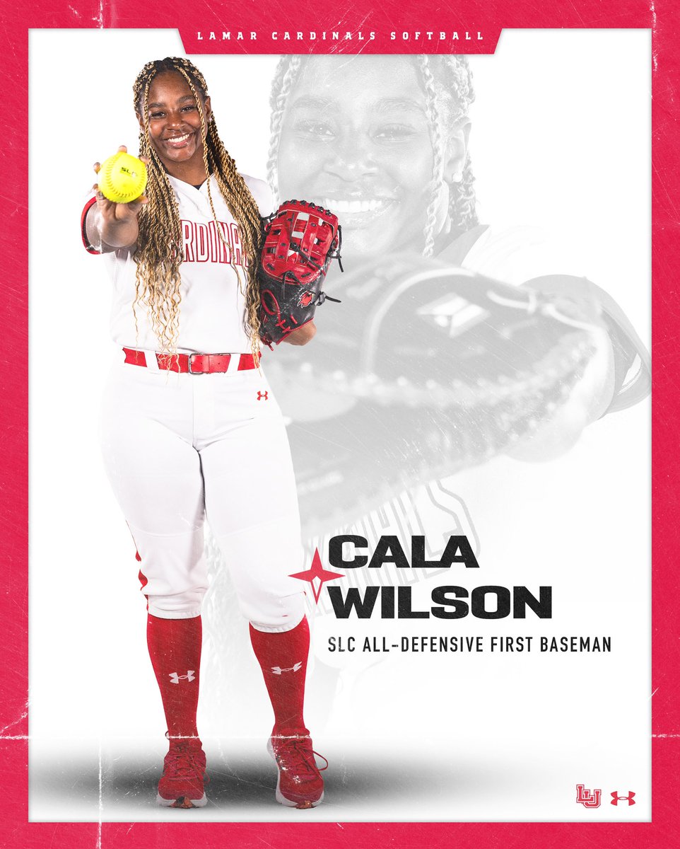 FRESHMAN Cala Wilson 
SLC All-Defensive first baseman! 

#DealTheCards #LUcky13