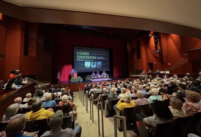 The first installment of “A Candid Conversation” at Wofford is in the books. What a night! Thank you to Trey Gowdy and Bakari Sellers for such an inspiring conversation. 

Save the date for September 29th, the second installation, where they are hosting the Sister Senators!
