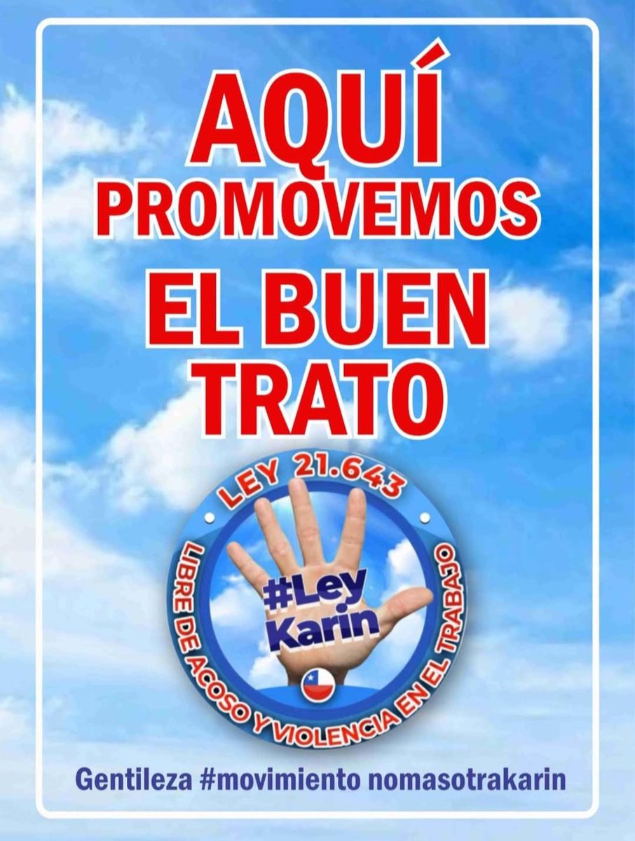Este 1º de mayo no solo conmemoramos las luchas históricas del movimiento obrero, sino que también alzamos la voz por condiciones laborales dignas, seguras y libres de violencia.
En un contexto donde el respeto por la persona trabajadora debe ser central, la Ley Karin (Nº 21.643)