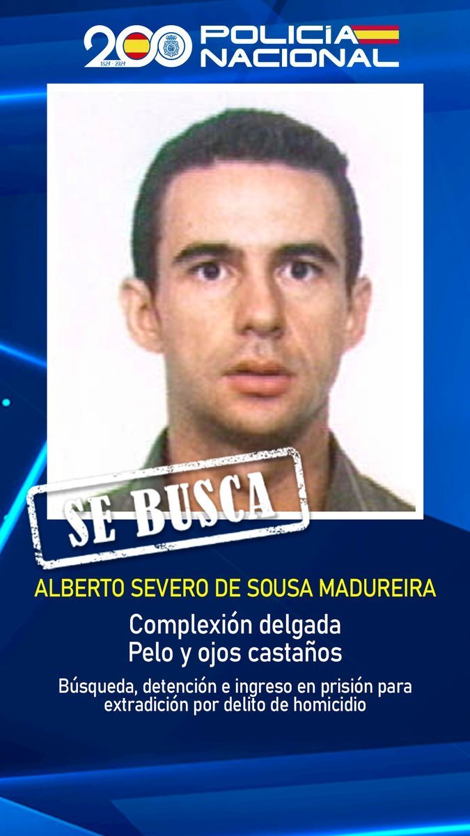 🔵ES UNO DE LOS MÁS BUSCADOS

¿Reconoces su cara?

📩 losmasbuscados@policia.es