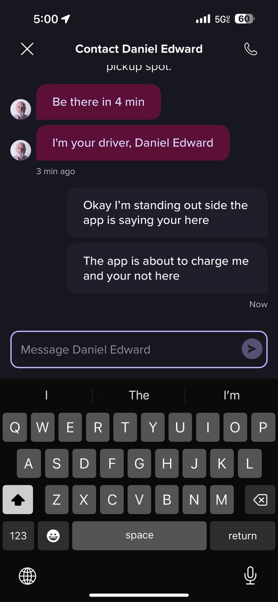 shaychance17's tweet photo. @lyft  your driver never picked me up and i was still charged for a ride . I want my money back. How did he pick me up and drop me off in 3 mins . https://t.co/ggg0dK9NOa