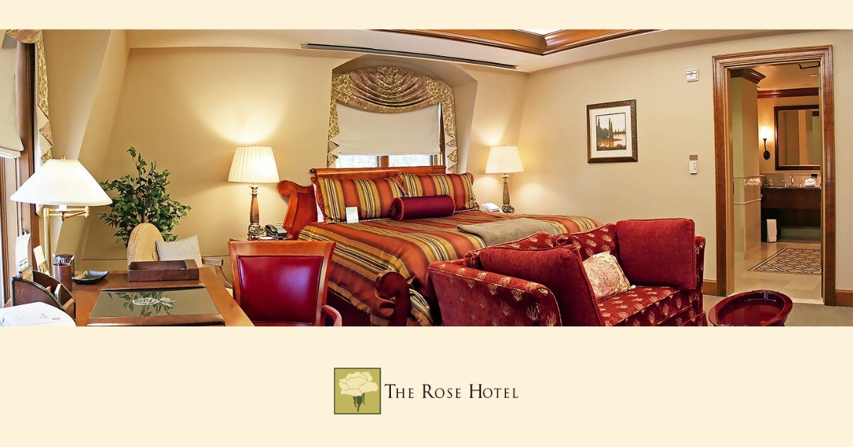 Our luxurious room at The Rose Hotel, complete with plush seating, elegant décor, and a spacious bathroom, is the perfect place to relax.

Book your stay today 🌹

#TheRoseHotel #ComfortAndStyle #TravelInStyle