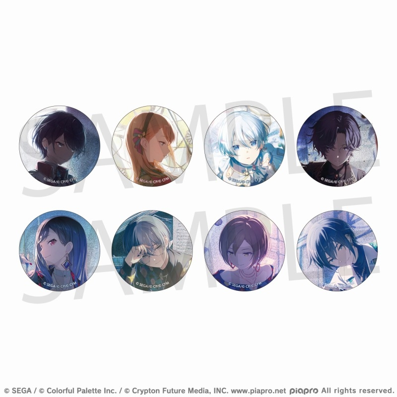 プロセカ」新グッズ情報📣 🎉グリッター缶バッジ イベントイラスト