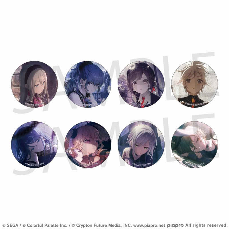 プロセカ　42a　グリッター缶バッジ プロセカ」新グッズ情報📣 🎉グリッター缶バッジ イベントイラスト