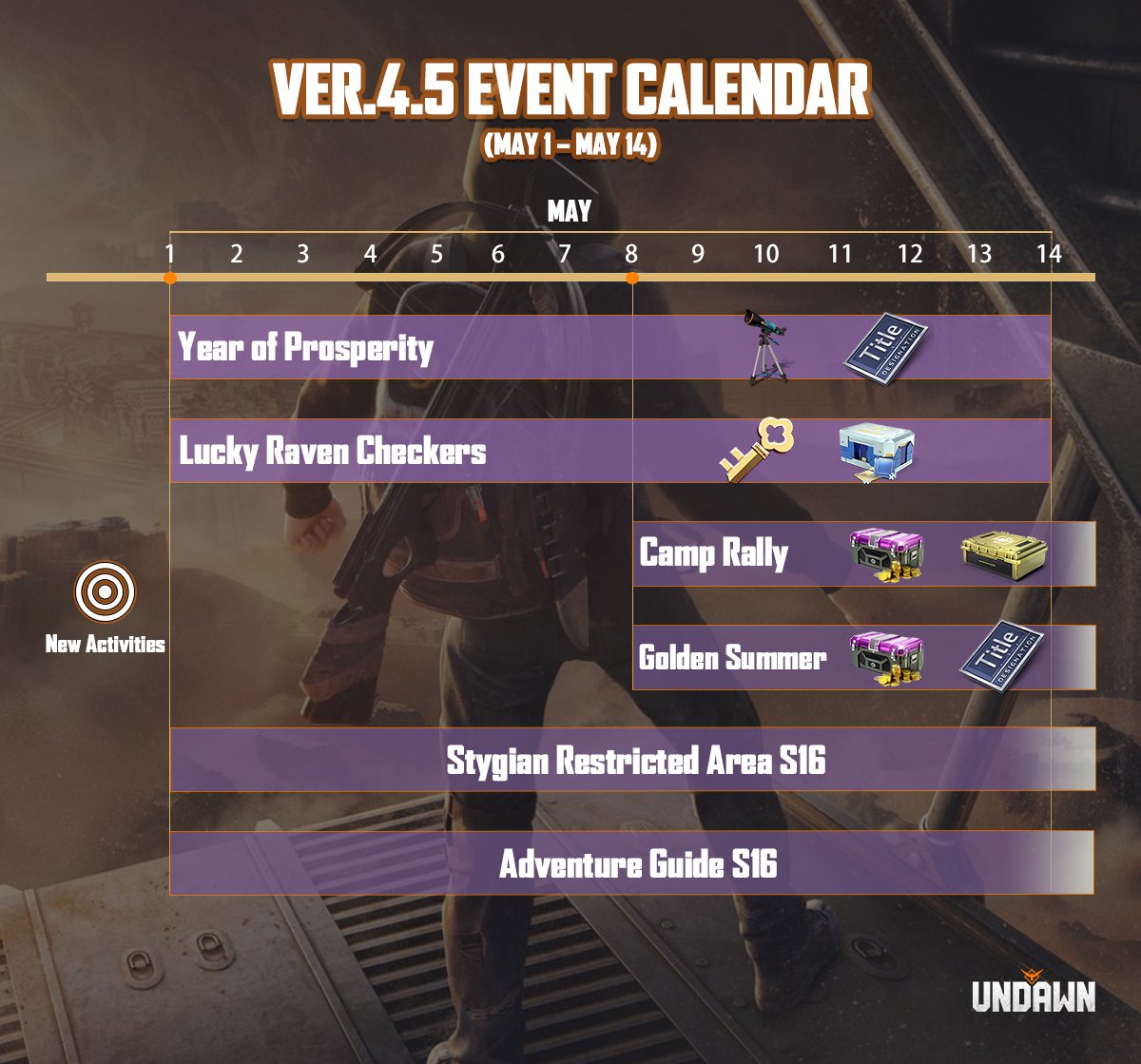 Calendar of upcoming Events!
