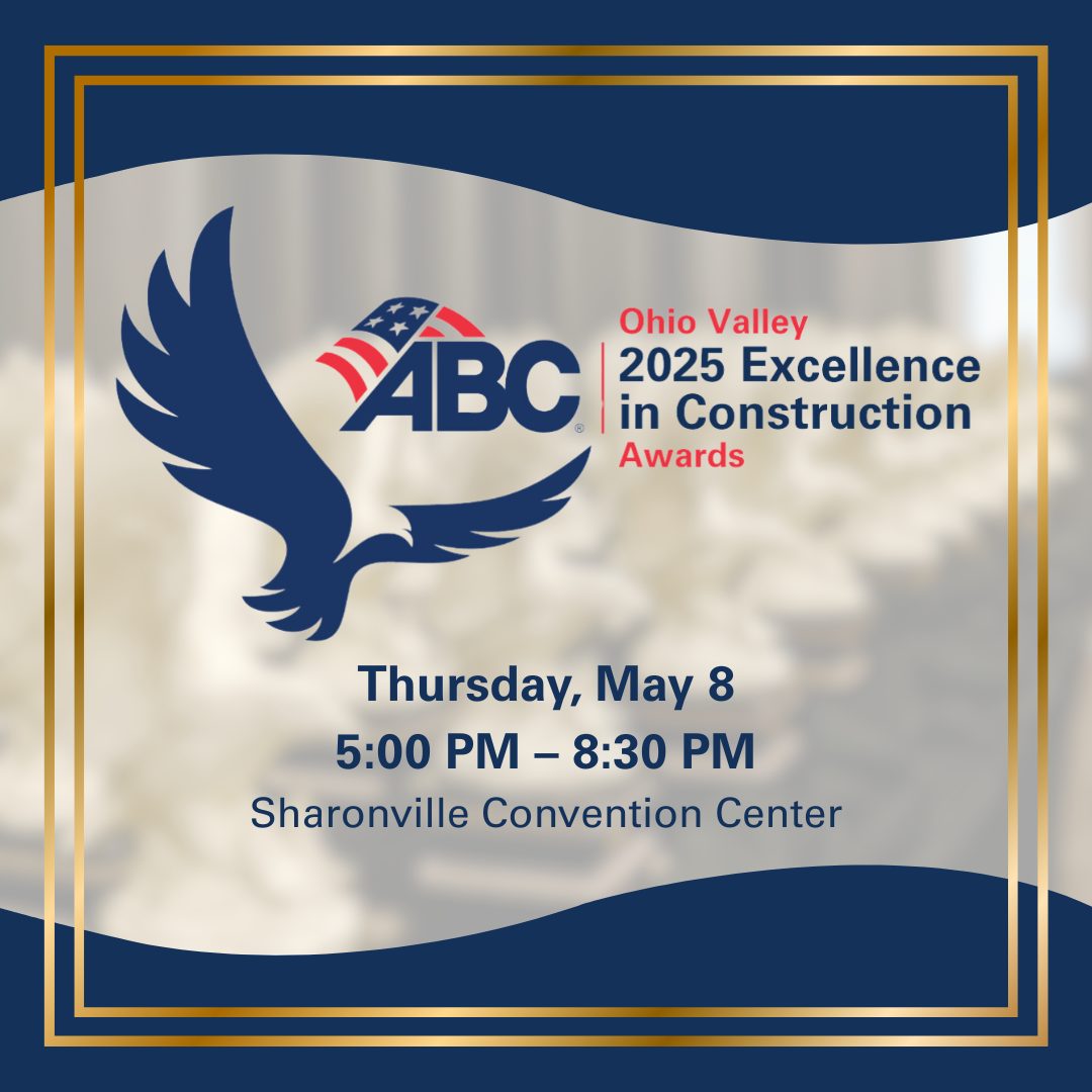 ** COMING MAY 8TH **

The 2025 Excellence in Construction Awards Gala will recognize outstanding merit shop companies and their award-winning construction projects.

Register now: web.ovabc.org/events/ABCAwar…