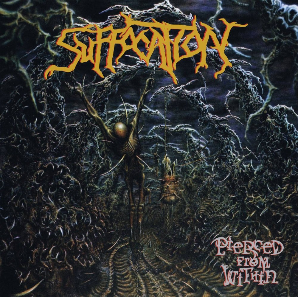 DMTMPromo's tweet photo. Suffocation 
Album: Pierced from Within
Release date: May 1, 1995 (USA)
Release date: May 23, 1995 (EU)
https://t.co/5XCyRMnBWY https://t.co/TxKf19B8Hk