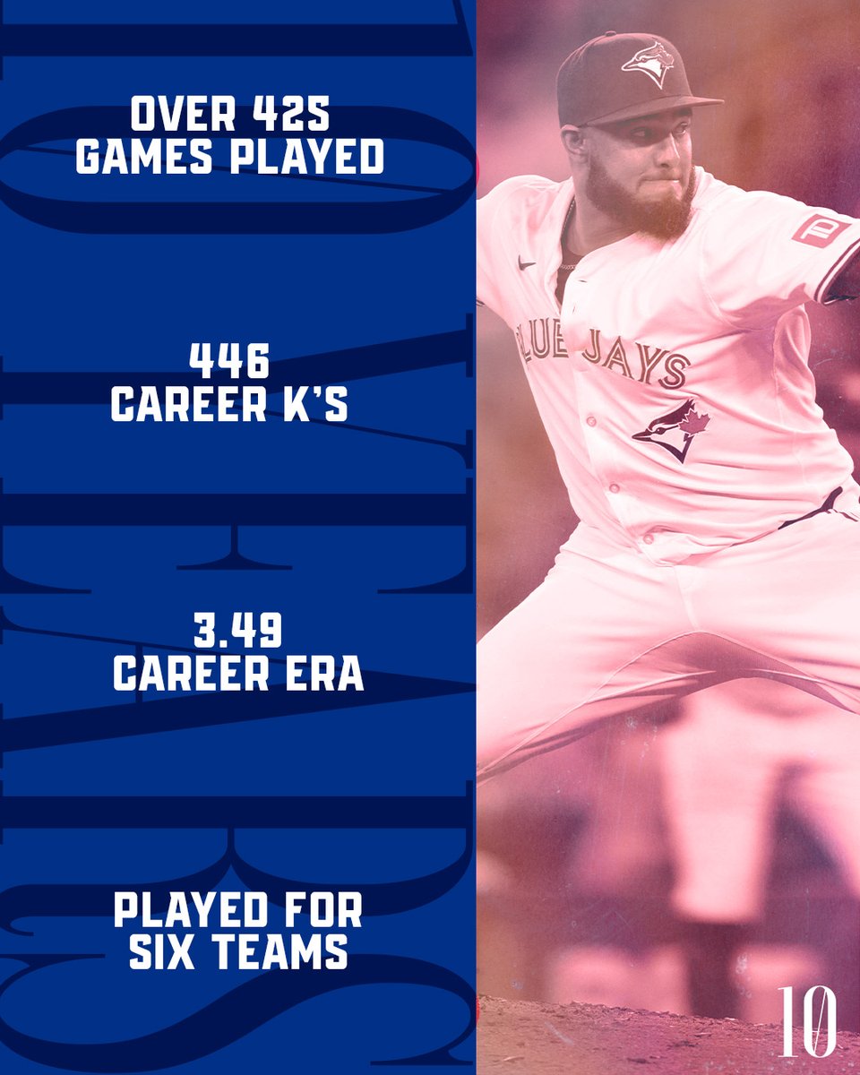 MLBPA (@mlbpa) on Twitter photo Yimi Garcia was 18 years old when he turned pro out of his native Dominican Republic in 2009. He has logged 426 appearances as a versatile and reliable reliever with the <a href="/Dodgers/">Los Angeles Dodgers</a>, <a href="/BlueJays/">Toronto Blue Jays</a>, @Astros, <a href="/Marlins/">Miami Marlins</a> and <a href="/Mariners/">Seattle Mariners</a>.
Now, as of this April, he's officially reached 10 Yimi Garcia was 18 years old when he turned pro out of his native Dominican Republic in 2009. He has logged 426 appearances as a versatile and reliable reliever with the <a href="/Dodgers/">Los Angeles Dodgers</a>, <a href="/BlueJays/">Toronto Blue Jays</a>, @Astros, <a href="/Marlins/">Miami Marlins</a> and <a href="/Mariners/">Seattle Mariners</a>.
Now, as of this April, he's officially reached 10