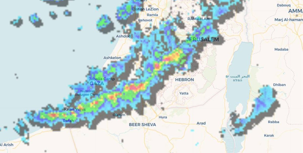 Que ceux qui se réjouissaient des incendies à Jérusalem ravalent leur haine, le miracle de la pluie il y a 5 min...