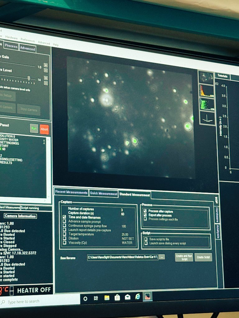 "Just a chill afternoon in the lab when the team drops a pic—our nanocarriers are loaded with proteins. Let’s go!"
<a href="/UniSalerno/">Università Salerno</a>
#Nanomedicine