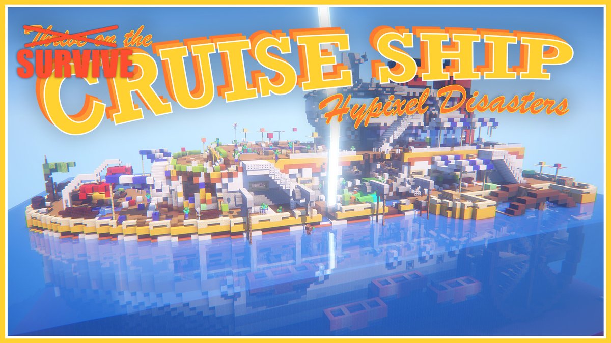 Greetings from the Cruise Ship on Hypixel Disasters!
Check out the latest Disasters update, featuring a brand new map, new secondary disasters, and QoL additions!
