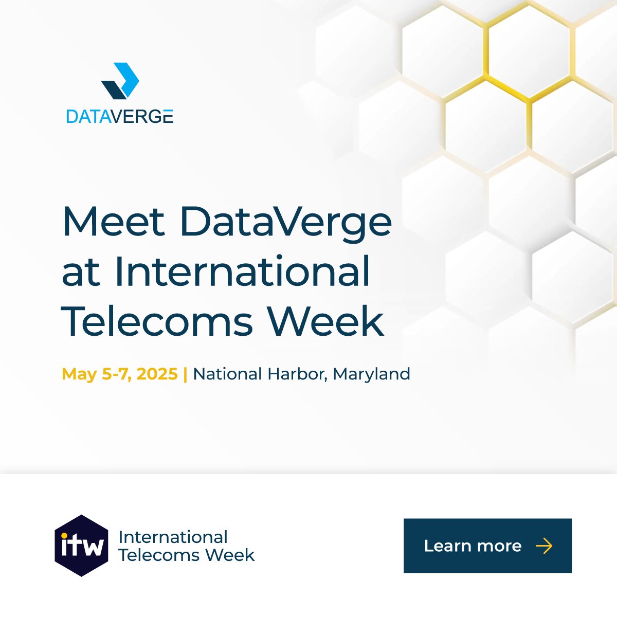 DataVerge's tweet image. Who&apos;s getting ready for @ITW_Telecoms #ITW2025 next week?

🤝 Meet the DataVerge team, @RaySidler, Ruben Magurdumov, and Jay Bedovoy to explore the advantages of our best-in-class #Interconnected colocation services. Schedule a meeting with us!