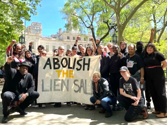 Today, we called on NYC to abolish the predatory tax lien sale that continues to extract from Black and brown communities while enriching private investors. 

Shut. It. Down.