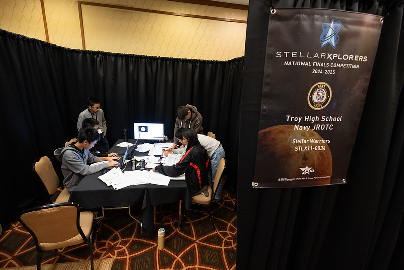 AFA StellarXplorers (@afa_stlx) on Twitter photo The Stellar Warriors from Troy High School Navy JROTC are the Champions of the 2024-2025 StellarXplorers National Space Design Competition! Congratulations! #STLXfinals <a href="/TroyHighSchool/">Troy High School</a> <a href="/AFA_Air_Space/">Air & Space Forces Association</a> The Stellar Warriors from Troy High School Navy JROTC are the Champions of the 2024-2025 StellarXplorers National Space Design Competition! Congratulations! #STLXfinals <a href="/TroyHighSchool/">Troy High School</a> <a href="/AFA_Air_Space/">Air & Space Forces Association</a>