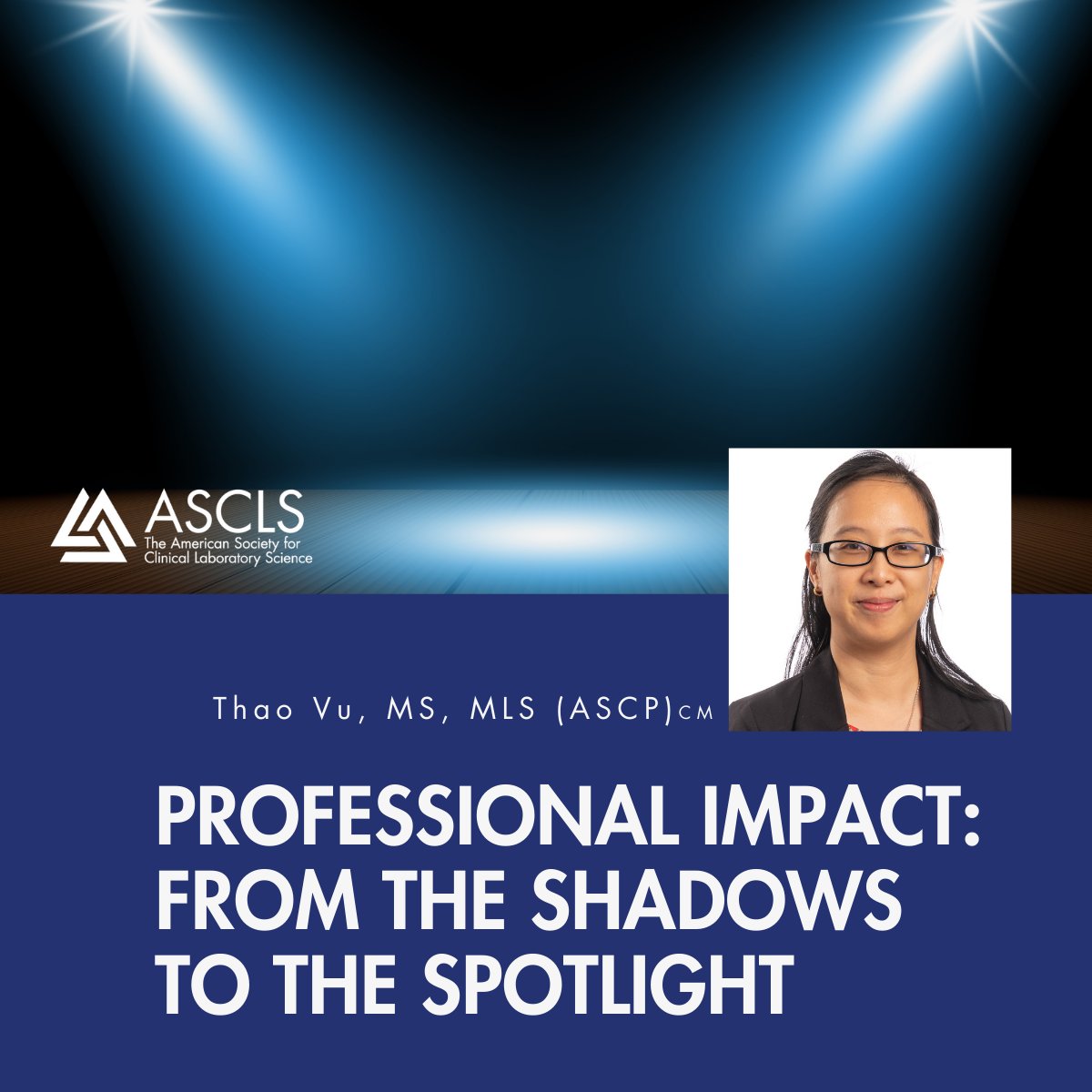 In ASCLS Today, Thao Vu details how every day #MedicalLaboratory professionals make decisions and take actions that profoundly impact patient outcomes. Read about these tangible, life-changing efforts:

ascls.org/professional-i…

#IamASCLS #Lab4Life