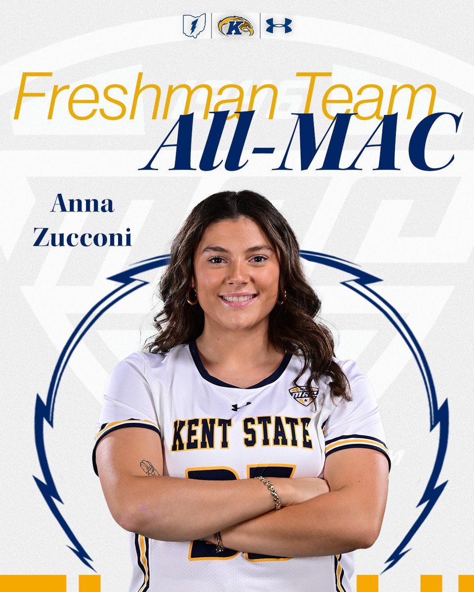 𝗔𝗹𝗹-𝗠𝗔𝗖 𝗙𝗿𝗲𝘀𝗵𝗺𝗮𝗻 𝗧𝗲𝗮𝗺

Anna Zucconi earns All-MAC Freshman Team honors for anchoring the Flashes' defense in her debut collegiate season! ⚡️👏

#GoFlashes | #MACtion