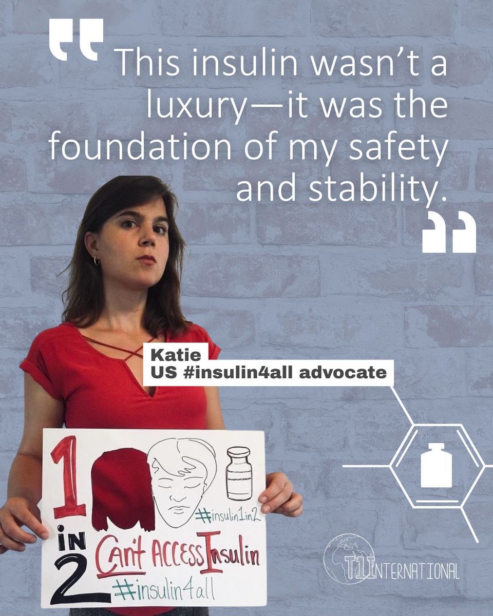 I'm Katie, and I had the honor of working with T1International to help get long-acting insulin analogues added to the WHO Essential Medicines List. Advocates worldwide shared how life-changing this is. Help us keep pushing—sign our petition today. actionnetwork.org/petitions/emlp…