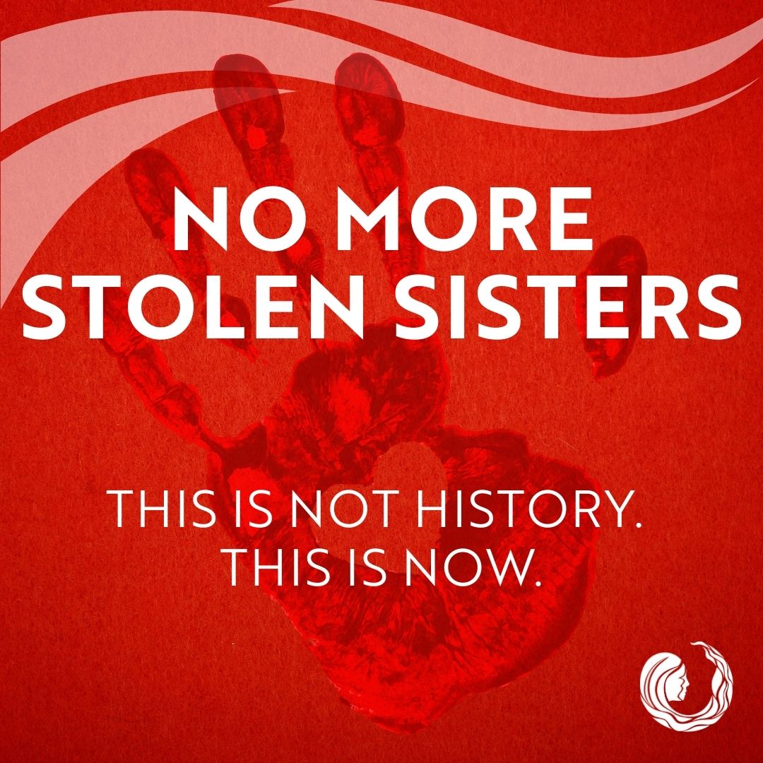 NWAC_CA's tweet image. NWAC stands with survivors, families, and communities demanding an end to the #MMIWG2S crisis. This #RedDressDay, NWAC will call on governments to answer the Calls for Justice, and provide resources on how to use your voice to do the same. #NoMoreStolenSisters