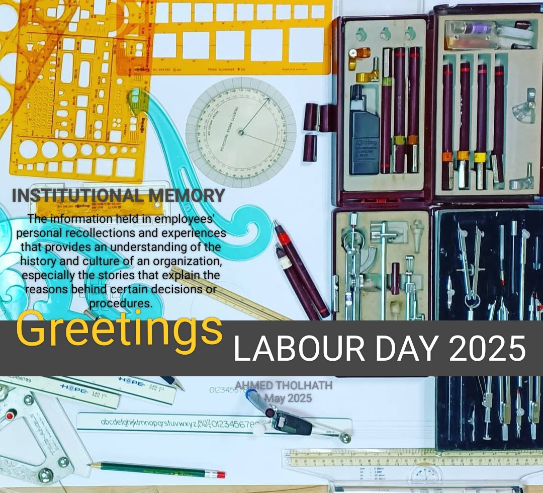LABOUR DAY 2025 Greetings to all workers who translate dreams to graphics and bring blueprints to life...