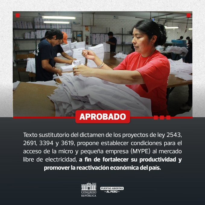 Mypes Unidas del Perú tweet media