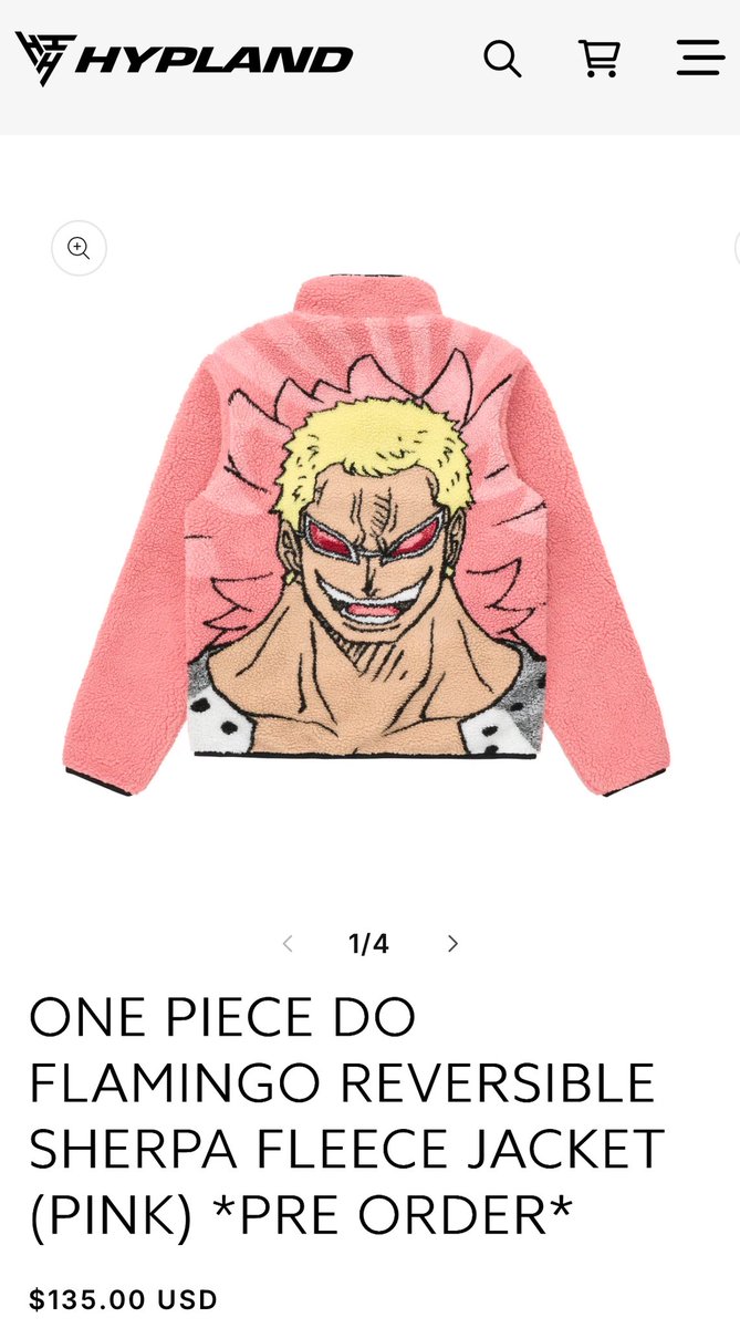 Hasanabi_Fits's tweet photo. Hasan Stream 04/30/2025
“Hypland” Doflamingo Reversible Sherpa Fleece Jacket 
💲USD - $135

https://t.co/1TskNH7n5R https://t.co/0KJ2wTLlvt