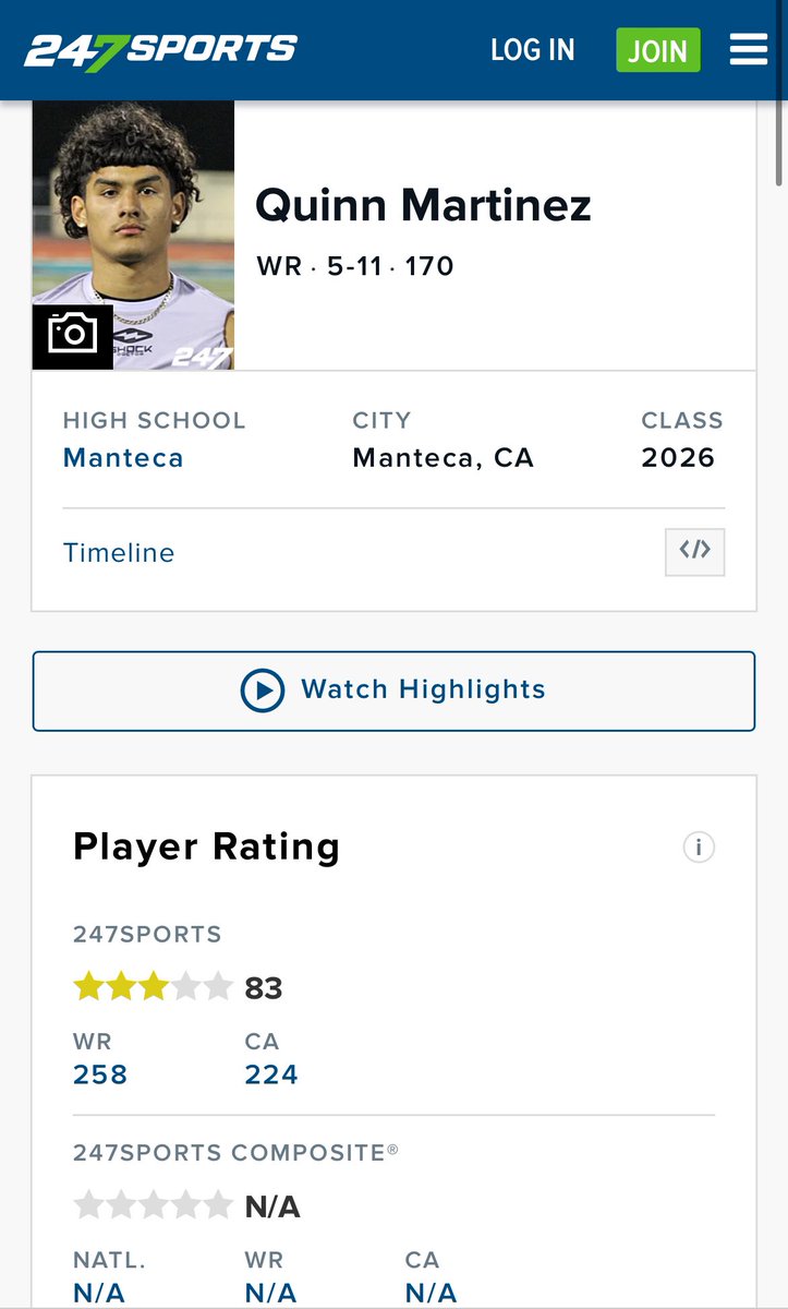 Quinn Martinez (@quinnmart1nez) on Twitter photo BLESSED to Be Rated A 3⭐️ WR Big Thanks To <a href="/BrandonHuffman/">Brandon Huffman</a> !! #KeepGoing
<a href="/morisuesue/">Mori suesue</a> <a href="/troy_verango/">troy verango</a> <a href="/BrandonHuffman/">Brandon Huffman</a> <a href="/kards87/">T.O. - Director Of Awesomeness</a> <a href="/mvarnum66/">Coach Varnum</a> BLESSED to Be Rated A 3⭐️ WR Big Thanks To <a href="/BrandonHuffman/">Brandon Huffman</a> !! #KeepGoing
<a href="/morisuesue/">Mori suesue</a> <a href="/troy_verango/">troy verango</a> <a href="/BrandonHuffman/">Brandon Huffman</a> <a href="/kards87/">T.O. - Director Of Awesomeness</a> <a href="/mvarnum66/">Coach Varnum</a>