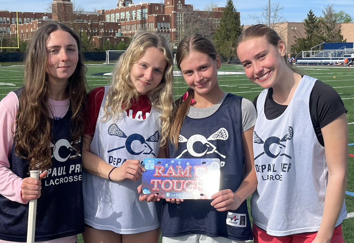 DePaulPrepwlax's tweet image. Rams defeat Fenwick 10-6 to pick up win #4. Ram Tough POG were Defenders Ursula P and Claire L. Attackers Riley C and Sophia C. #HEREcomesDEPAUL #rollRAMSroll