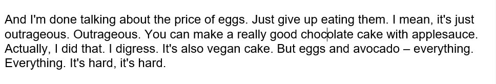 JonCampbellNY's tweet photo. Gov. Hochul made a joke today about how you should give up eggs because they're so expensive ... and how you can make a chocolate cake with applesauce instead.

So I (and others) asked for the recipe, and the governor's office complied. https://t.co/capWlxKREO