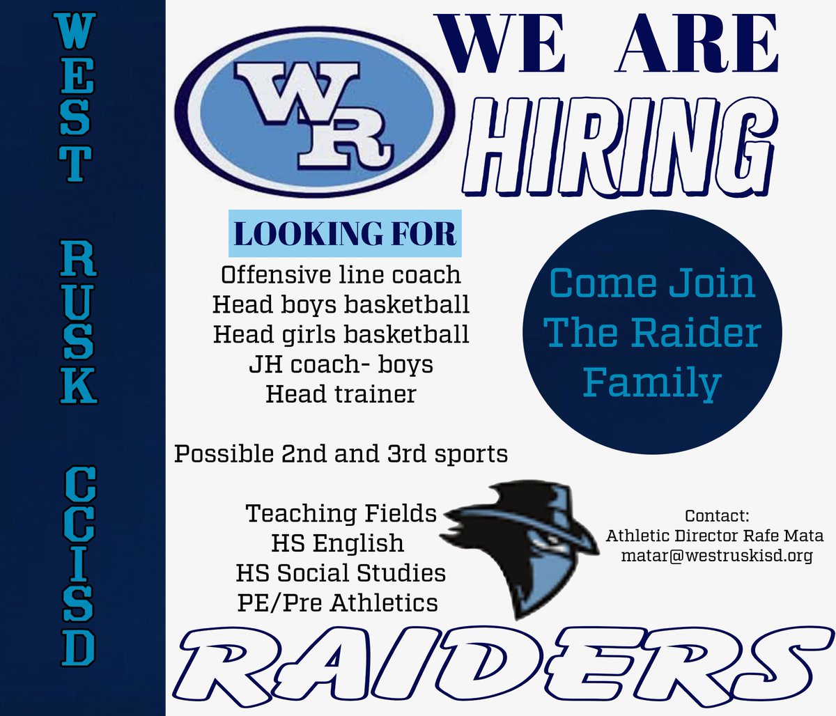 West Rusk Athletics tweet media