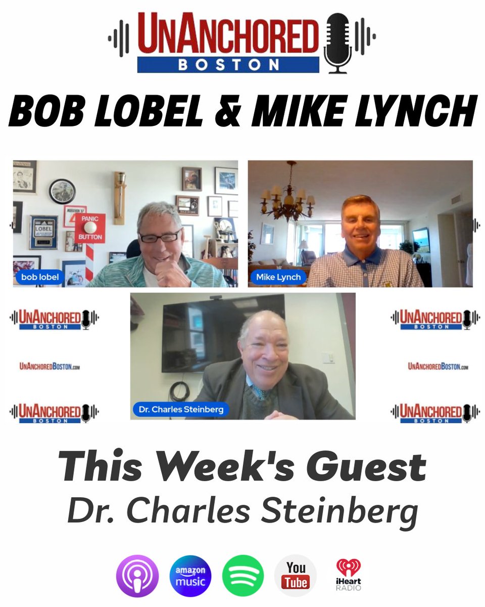 This week on Unanchored Boston, Bob Lobel and Mike Lynch welcome Dr. Charles Steinberg - longtime baseball executive and the creative mind behind some of Boston's most iconic moments at Fenway. Hear how Dr. Steinberg helped shape the Red Sox narrative behind the scenes!

Watch or