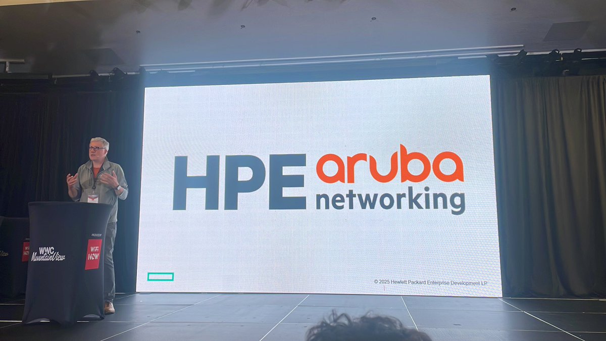 disruptivedean's tweet image. Interesting &amp;amp; important talk from @HPE_Aruba_NETW CTO at #WWC

Differences emerging between enterprise WiFi part of the industry vs the consumer client (device) business 

eg around use-cases for 6GHz, or consumer device-to-device impacting corporate networks