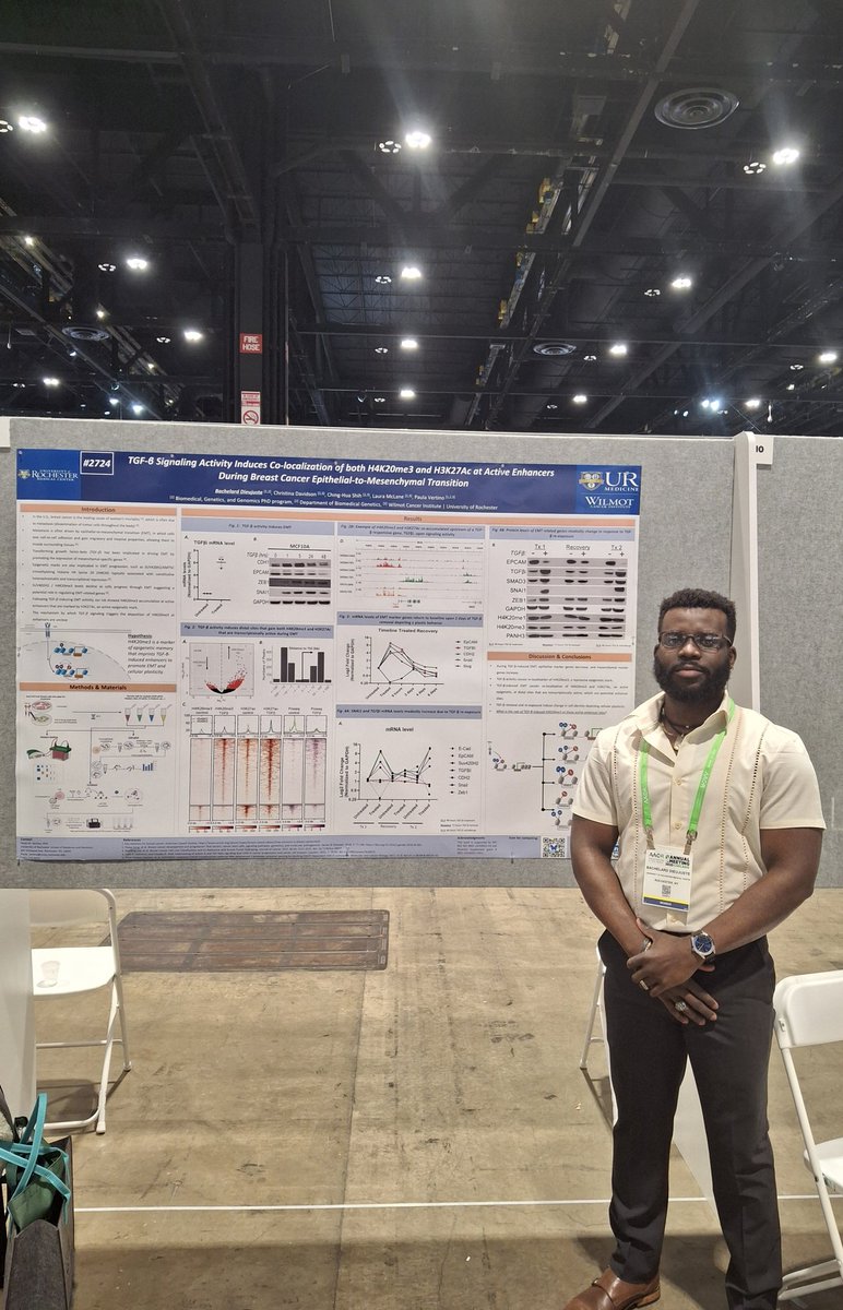 Bache_Into_Science 🇭🇹 (@bacheintoscienc) on Twitter photo It was thrilled to present my research at the <a href="/AACR/">AACR</a> #AACR25. Thanks to all who came by. A huge thank you to the organizers, speakers, & everyone I had the pleasure to connect with. I am leaving inspired and looking forward to #AACR26. <a href="/UR_Med/">UR Medicine</a> <a href="/WilmotCancer/">Wilmot Cancer Institute</a> <a href="/URMC_DeptMed/">URMC Department of Medicine</a> It was thrilled to present my research at the <a href="/AACR/">AACR</a> #AACR25. Thanks to all who came by. A huge thank you to the organizers, speakers, & everyone I had the pleasure to connect with. I am leaving inspired and looking forward to #AACR26. <a href="/UR_Med/">UR Medicine</a> <a href="/WilmotCancer/">Wilmot Cancer Institute</a> <a href="/URMC_DeptMed/">URMC Department of Medicine</a>