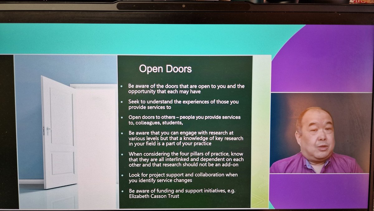 Sarah Dzumbira (@sarah_dzu_ot) on Twitter photo Key messages from <a href="/CharlieChung90/">Charlie Chung</a>
Regading the value of opening doors for others 🚪 😇
Other 🔑 messages:
-value of research pillars
- neuro-anatomy &activity analysis are 🌟
- patient public engagement
- Growth for OTs on management roles
#rcotcasson #casson2025 <a href="/theRCOT/">Royal College of Occupational Therapists</a> Key messages from <a href="/CharlieChung90/">Charlie Chung</a>
Regading the value of opening doors for others 🚪 😇
Other 🔑 messages:
-value of research pillars
- neuro-anatomy &activity analysis are 🌟
- patient public engagement
- Growth for OTs on management roles
#rcotcasson #casson2025 <a href="/theRCOT/">Royal College of Occupational Therapists</a>
