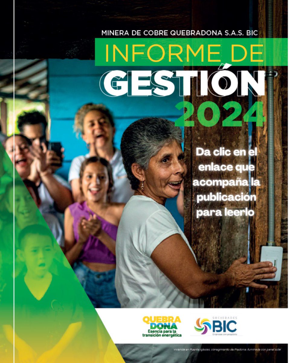 AGAColombia's tweet photo. En el 2024 desarrollamos diversos programas socioambientales, continuamos con las compras locales, fortalecimos el desarrollo de proveedores, generamos empleo, entre otros impactos positivos para la región que los invitamos a conocer en nuestro #InformeDeGestión2024 que pueden encontrar en este enlace: https://t.co/b8BHGcofKf

¡Minería para empoderar a las personas, y hacer avanzar las sociedades!

#mineríaconpropósito🌳🐝🐯