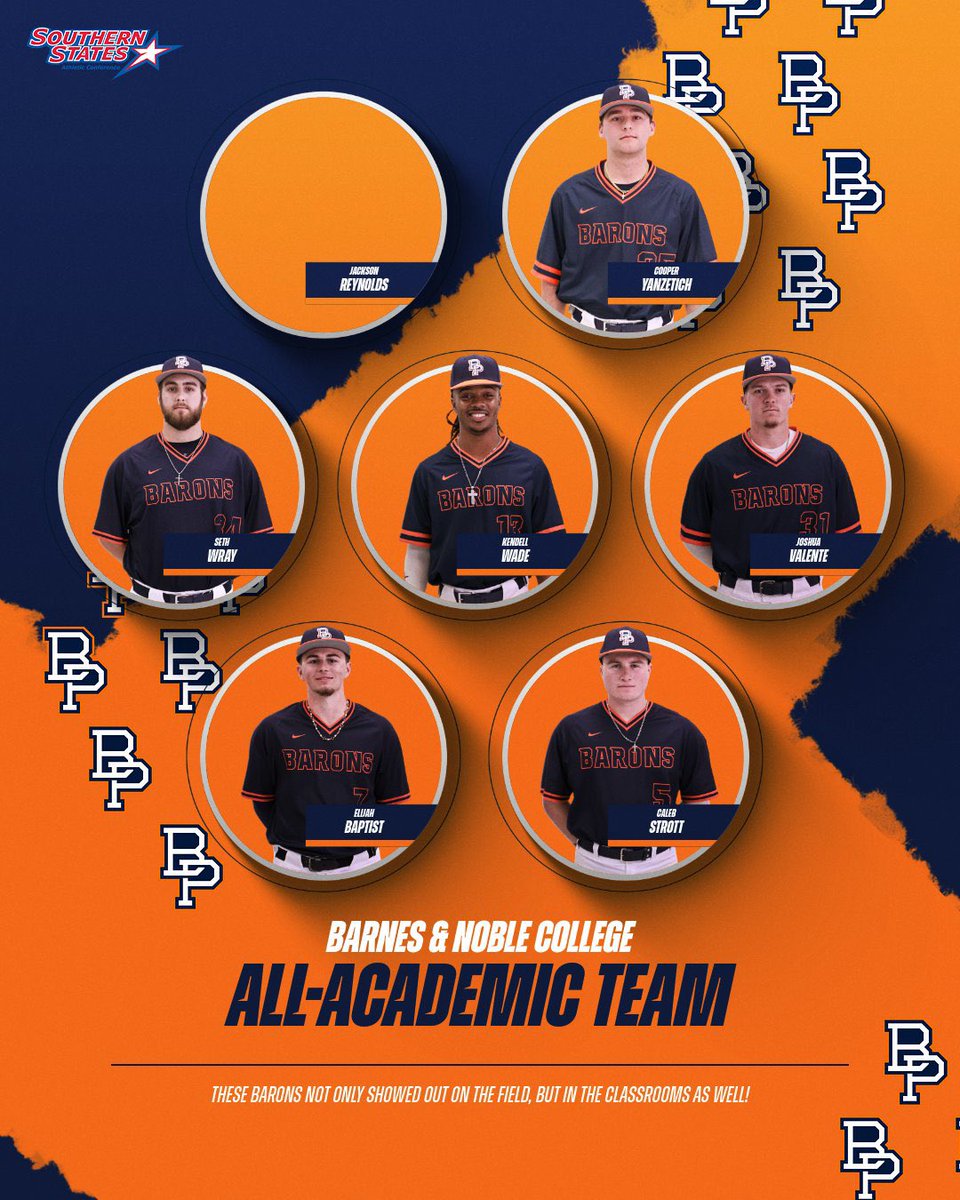 Big Shoutout to these studious Barons on being named SSAC All-Academic Team!