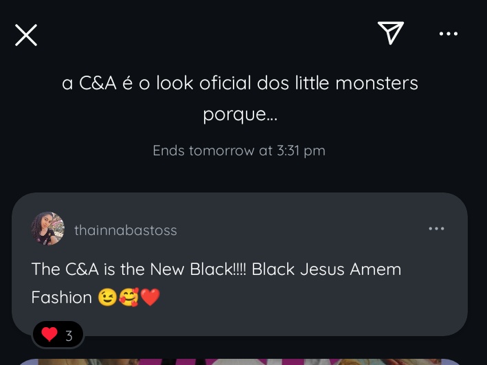 ItsLittleThay's tweet photo. Pessoal, me ajudem curtindo meu comentário na dinâmica da @cea_brasil  no Instagram 

#TodoMundoNoRio
#GagaCabana 
#SMUSIC https://t.co/kC0KE8pzwT