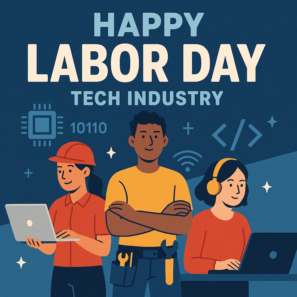 Thank you to all the incredible workers who keep our communities running— your contributions matter! Wishing everyone a relaxing and joyful Labor Day. 🥳
#LaborDay #HardWorkPaysOff #ThankYouWorkers