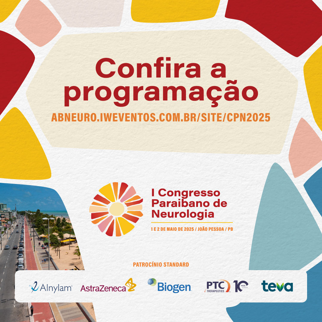 abneuro_'s tweet image. É amanhã! 🎉
Nos dias 1 e 2 de maio, João Pessoa recebe o I Congresso Paraibano de Neurologia, um marco para a neurologia no Nordeste e no Brasil.
📍Confira a programação completa em: abneuro.iweventos.com.br/site/cpn2025
Seja bem-vindo a esse encontro histórico!
#Neurologia #ABN