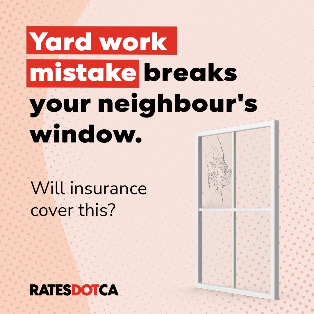 Picture this: You’re trimming your hedges when suddenly, a rogue branch flies off and smashes your neighbour's window. 😬 Can you be held responsible? Does insurance cover this?

YES, with comprehensive home insurance coverage! 🙌 Remember to review your policy this spring.🌱✅
