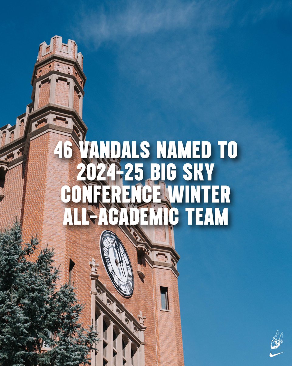 Congrats to our student-athletes that were named to the 2024-25 Big Sky Winter All-Academic Team!

🗞️: bit.ly/3EPkiK1