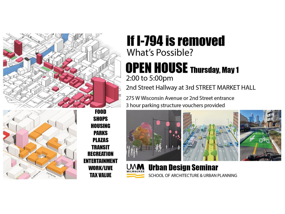 UWM urban planning students' open house shares findings from 794 removal seminar dlvr.it/TKTG50