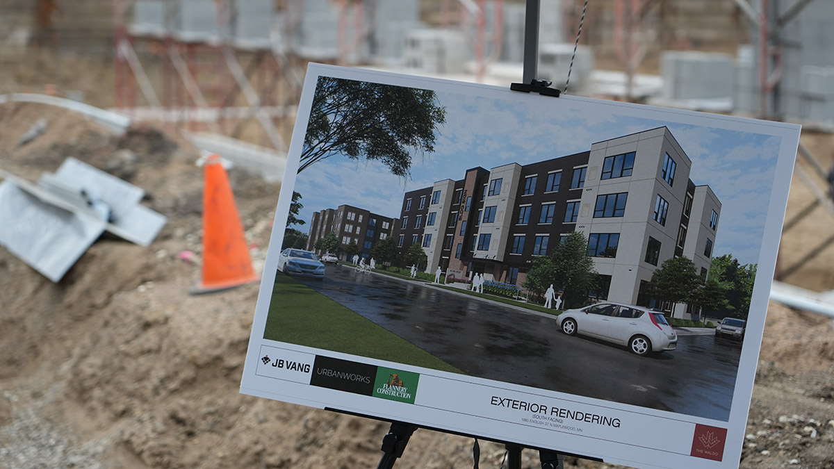 The Waldo is under construction! 👷🏼 This Maplewood building will provide 56 large units, including 20 deeply affordable units. Families will enjoy access to a regional trail and 23-acre park. 🌳⚽

Congrats to developer JB Vang! We're proud to help fund projects like this one.