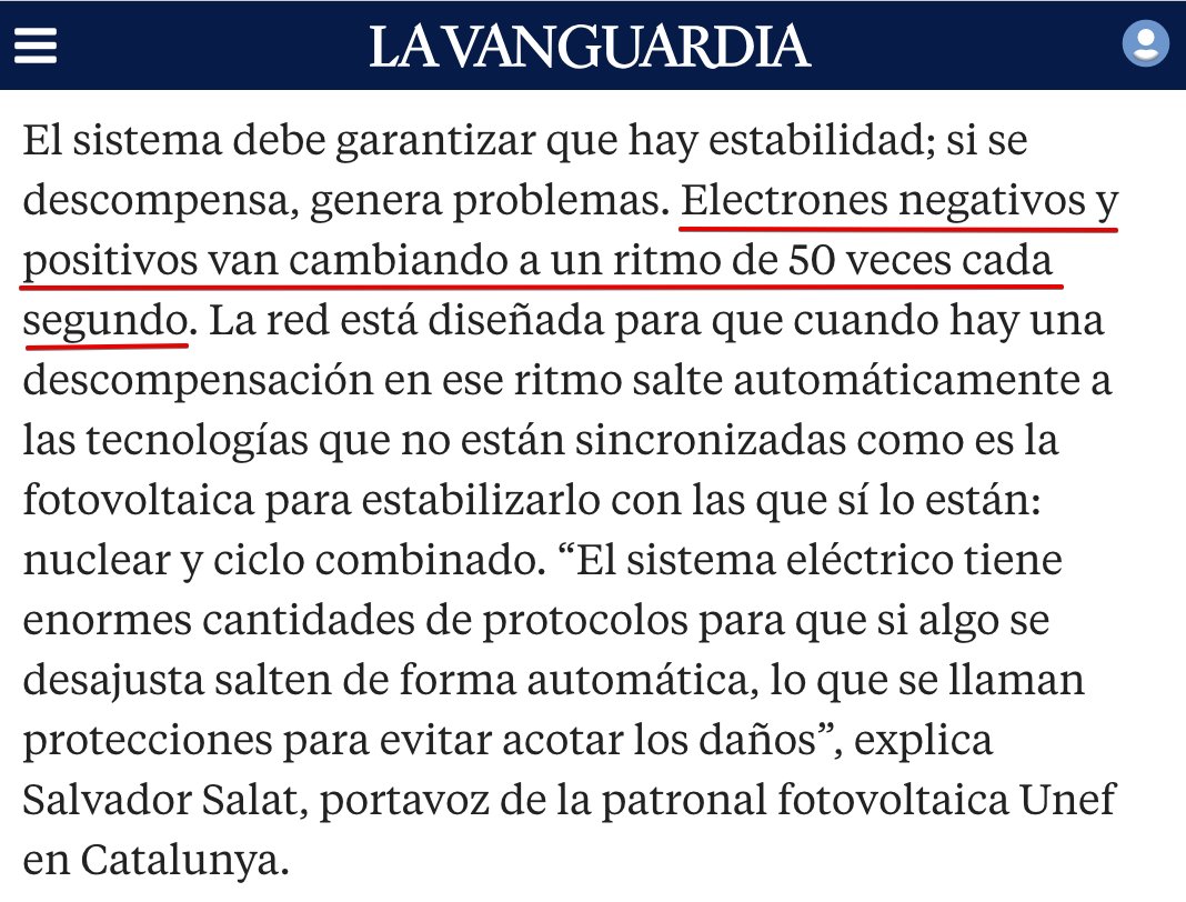 Estaba leyendo un artículo sobre el funcionamiento del sistema eléctrico y, cuando he llegado a una frase concreta, me han empezado a sangrar los ojos y me los he tenido que arrancar.
